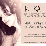 “Ritratti”, concerto della pianista Cristina Cavalli nell’ambito del Maggio dei Monumenti, il 6 maggio 2017 a Palazzo Venezia Napoli