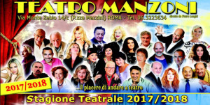 Presentata la stagione teatrale 2017/18 del Teatro Manzoni di Roma