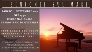 “Sinfonie sul mare”, il 2 settembre 2017 sulla terrazza del Museo Nazionale Ferroviario di Pietrarsa