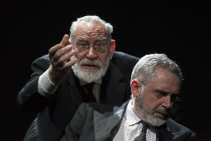 Renato Carpentieri e Stefano Jotti ne “Le braci”dall’opera di Sándor Márai, dal 23 al 27 ottobre 2019 al Teatro Nuovo di Napoli