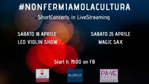 Ripartono gli ShortConcerts in live streaming organizzati da Noema srl e Palazzo Venezia Napoli