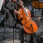 Il violoncellista Ettore Pagano il 17 maggio 2023 a Villa Pignatelli per il Maggio della Musica