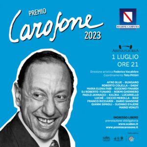 “Premio Carosone 2023”, il 1° luglio 2023 all’Arena Flegrea di Napoli
