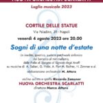 Nuova Orchestra Scarlatti: “Sogni di una notte d’estate”, il 4 agosto 2023 al Cortile delle Statue della Federico II