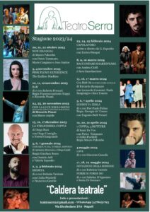 Presentata la stagione 2023/24 “Caldera Teatrale” del Teatro Serra di Napoli