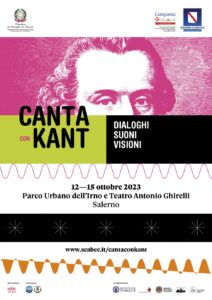 “Canta con Kant”, festival della musica e della filosofia, a Salerno dal 12 al 15 ottobre 2023