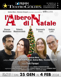 “L’albero di Natale”,dal 25 gennaio al 4 febbraio 2024 al Teatro Golden di Roma