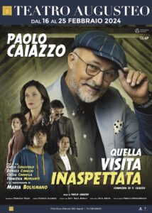 Paolo Caiazzo debutta con la commedia “Quella visita inaspettata”, dal 16 febbraio 2024 al Teatro Augusteo di Napoli
