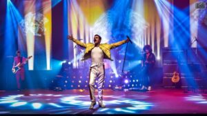 André Abreu in “Queen Celebration in Concert”, il 13 marzo 2024 al Teatro Augusteo di Napoli