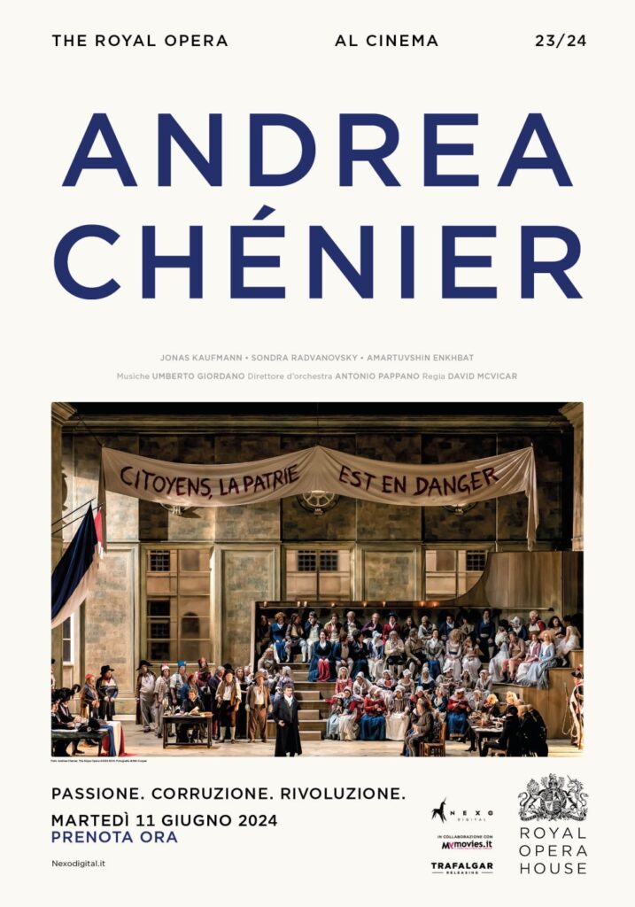 “Andrea Chénier”, di Umberto Giordano, in diretta al cinema dalla Royal Opera House, l’11 giugno 2024
