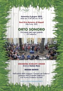 Orto Sonoro: l’Orchestra Scarlatti Junior al Real Orto Botanico di Napoli