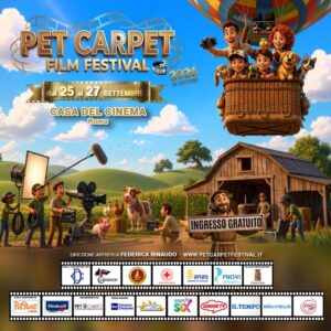 Torna il IX Pet Carpet Film Festival, dal 25 al 27 settembre 2026 alla Casa del Cinema di Roma
